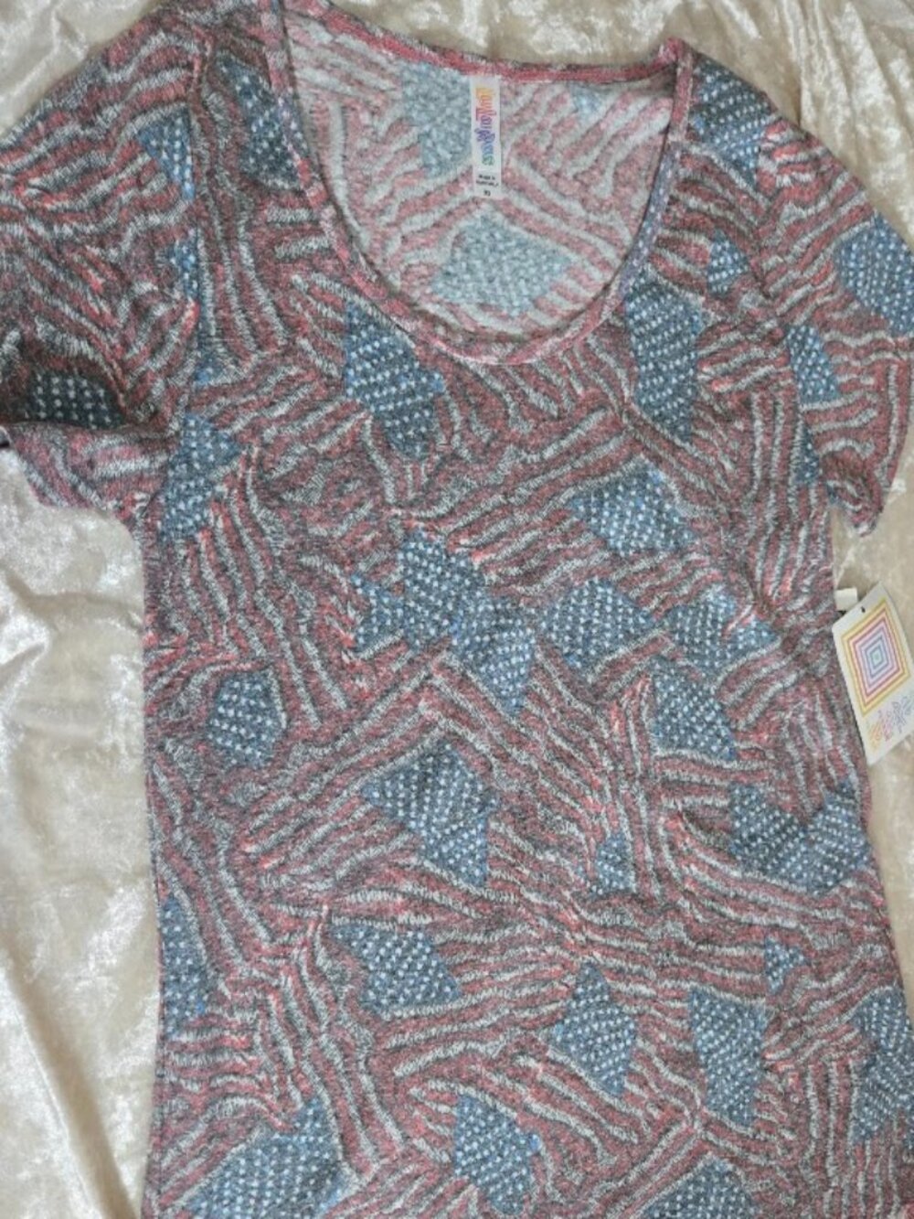 LuLaRoe Classic T Americana Stars & Stripes Shirt XS NWT
